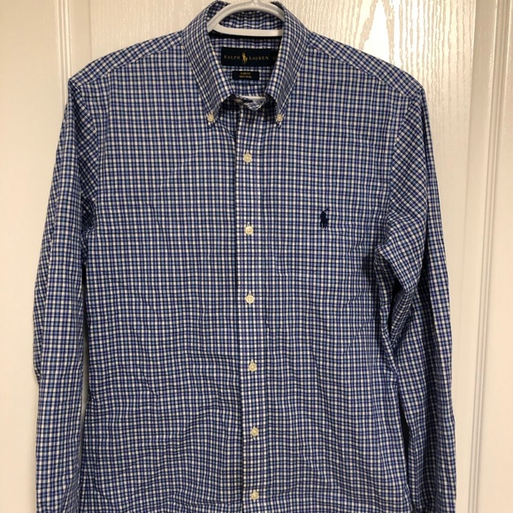 Polo Ralph Lauren Men’s Checked Button-up Shirt Small Size - Slim Fit - Picture 1 of 3